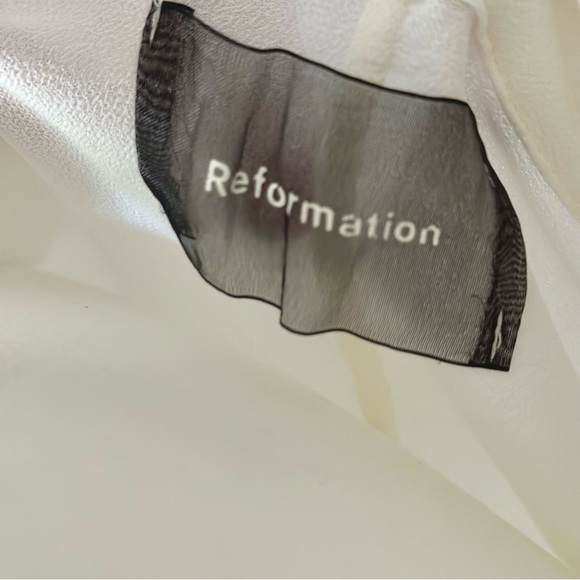 OG Reformation! White Lace Buttoned Blouse, XS - Picture 3 of 15